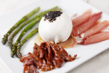 Burrata con Trigueros